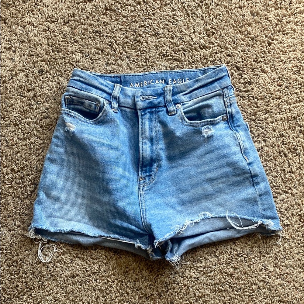 American Eagle Outfitters Light Blue Jean Shorts